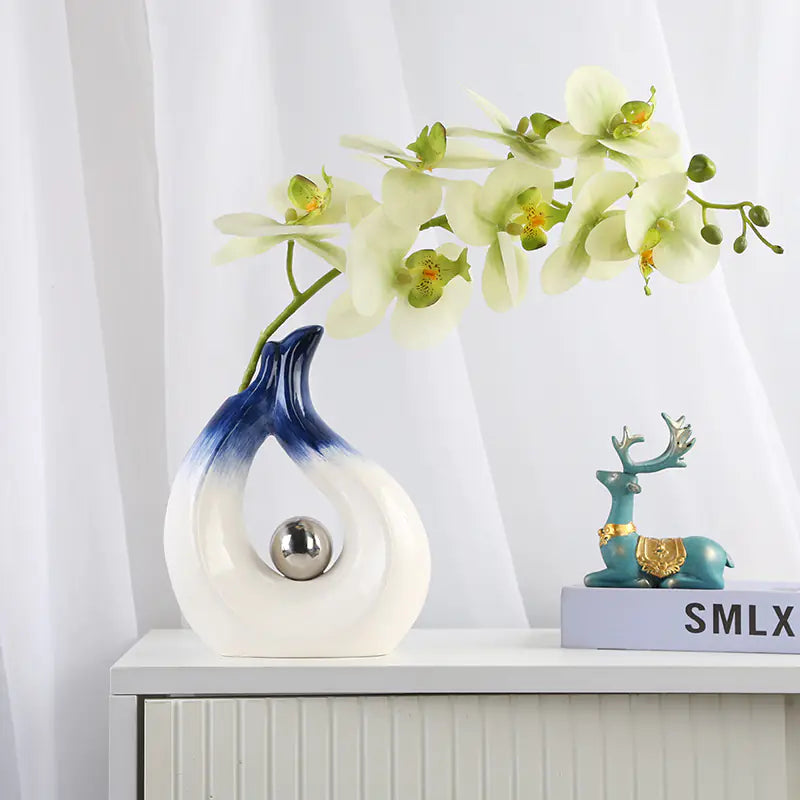 Decorative Shaped Ceramic Vases - Kia Day Design