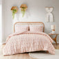 Twin/Twin XL 2-Piece Pink Pompom Hypoallergenic Microfiber Comforter Set - - Bedroom > Comforters and Sets