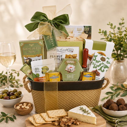 Tasteful Gourmet Gift Basket - -