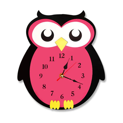 Owl Wall Clock - - wall clock
