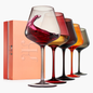 Love Stemmed Wine Glassware, Set of 6 - Terracotta Venice - Stemmed