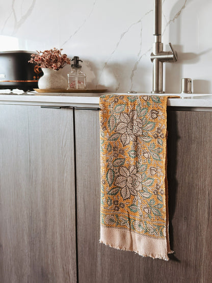 Freyja Khadi Cotton Hand Towels (set of 2) - - Towel