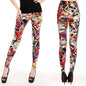 Printed Milk Silk Leggings - Kia Day Design