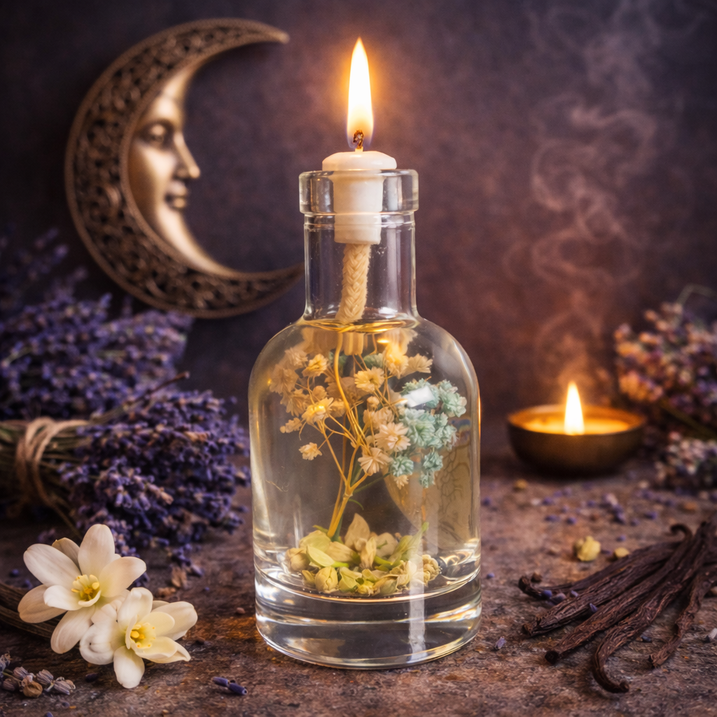 The Moon - Oil Candle - 12 oz - Oil candle