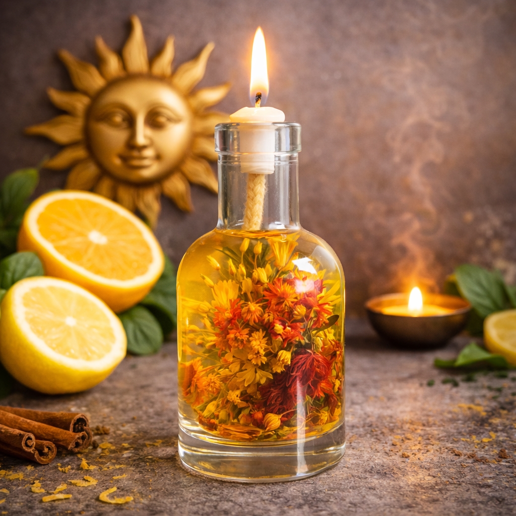 The Sun - Oil Candle - 12 oz - Oil candle