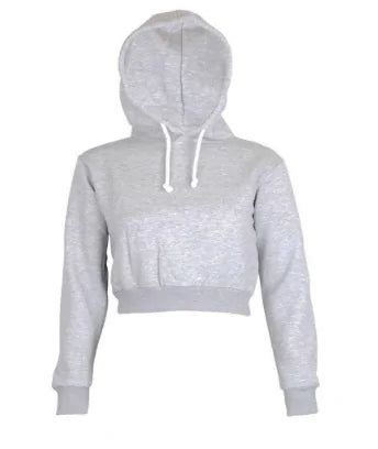 Women's Solid Crop Hoodie - Kia Day Design