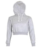 Women's Solid Crop Hoodie - Kia Day Design