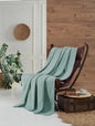 Aksu Brighton Collection Cotton TV Blanket 130x170 Mint Kia Day Design