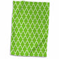 3dRose Bright Green Quatrefoil Pattern Lime Moroccan Tiles Retro Islamic Art... - Towels (twl-120258)- 3dRose- {{Product type}}