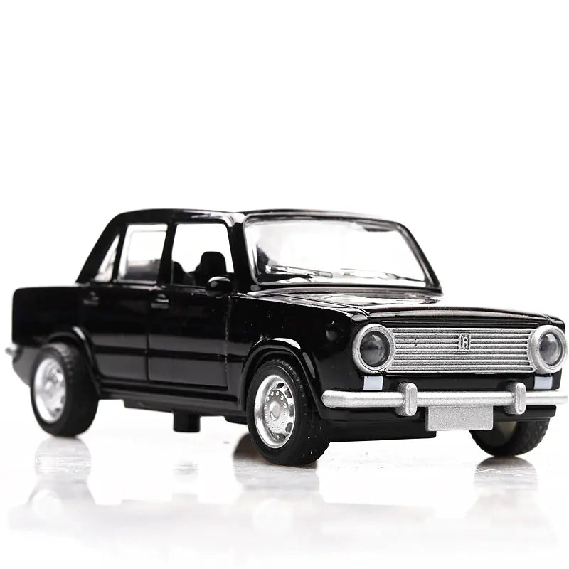 Boxed Alloy Toy Car Model - Classic Lada Car Kia Day Design