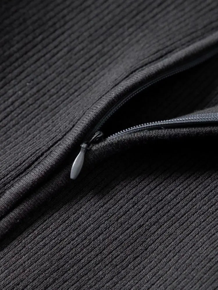 High-Neck Solid Color Women's Knitted Sweater - Kia Day Design