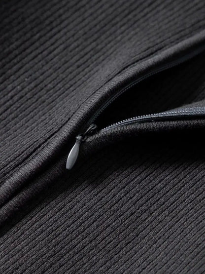 High-Neck Solid Color Women's Knitted Sweater - Kia Day Design