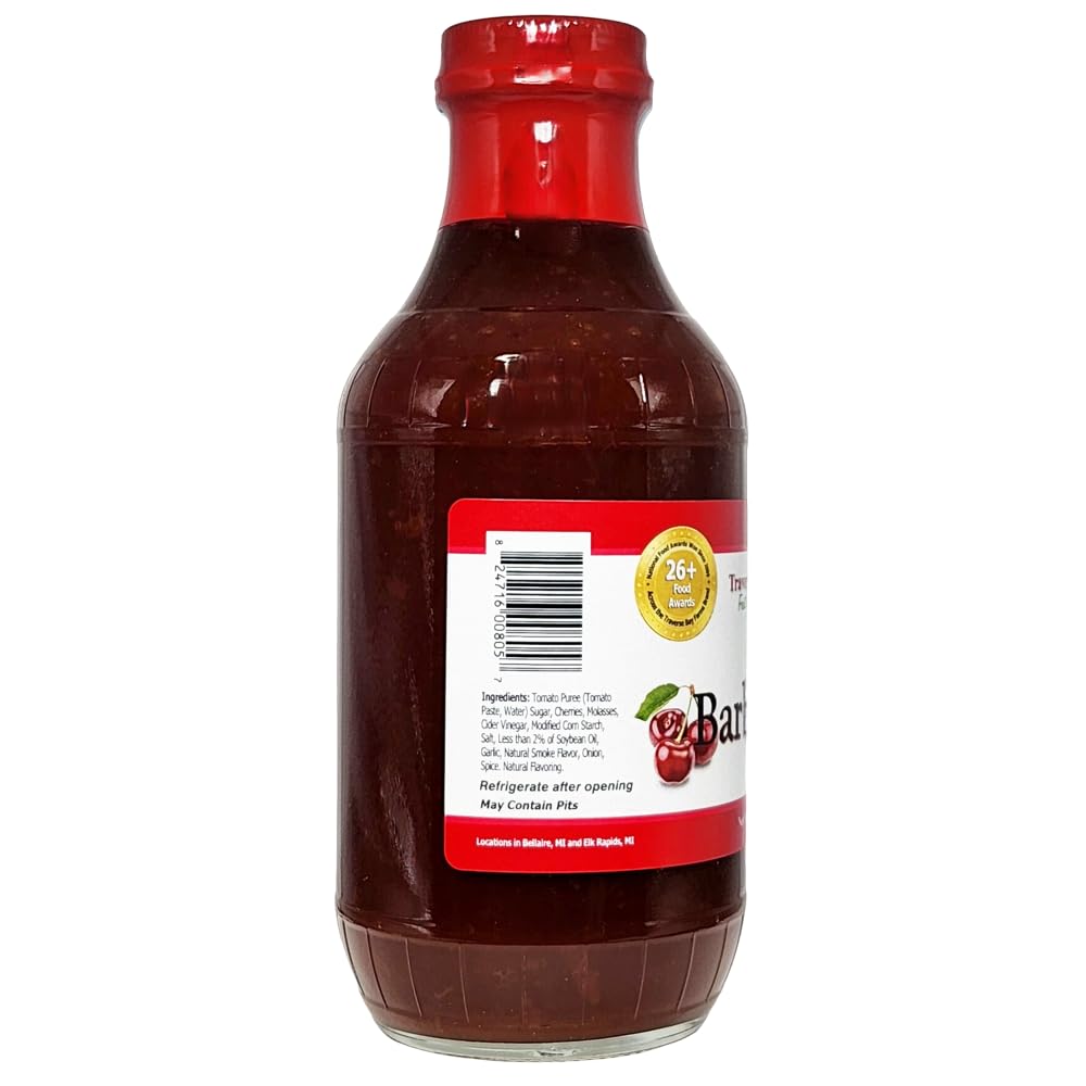 Cherry BBQ Sauce 19 oz - - Fruit BBQ Sauce