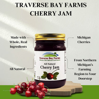 Cherry Jam - 15 oz - - Jam, Butters and Preserves