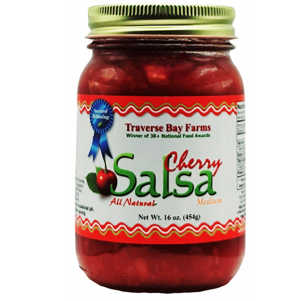 Cherry Salsa - Medium 16 oz - - Gourmet Salsa