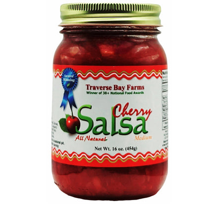 Cherry Salsa - Medium 16 oz - - Gourmet Salsa