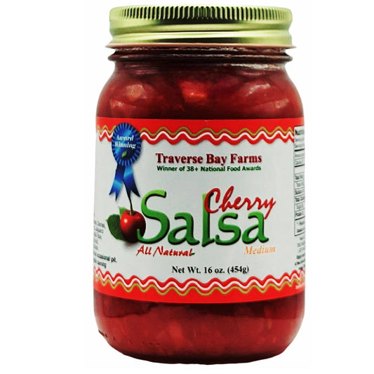 Cherry Salsa - Medium 16 oz - - Gourmet Salsa