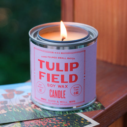 Tulip Field Happy Place Candle - - Candles