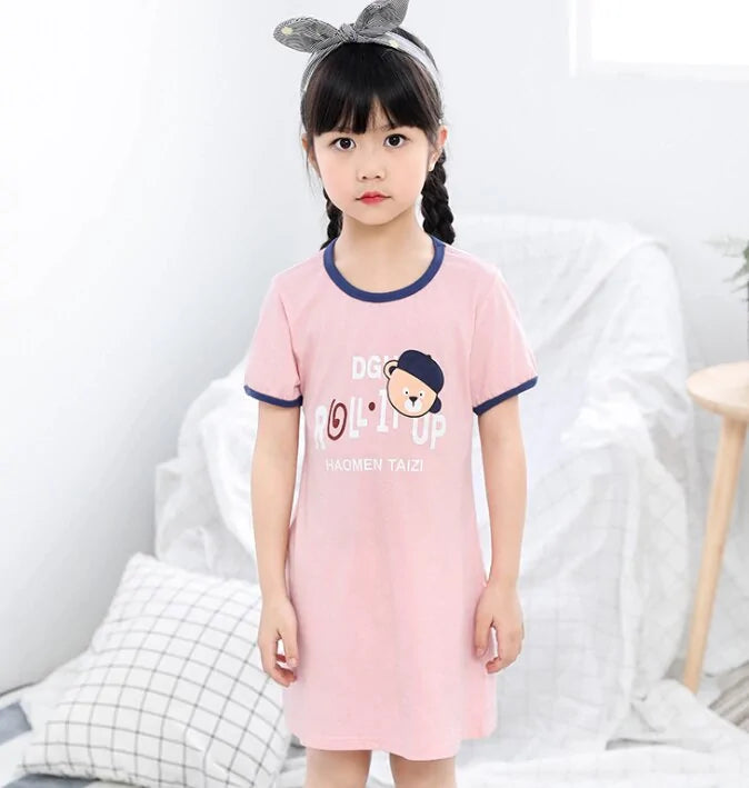 Summer Girls Nightgown Pajamas - Kia Day Design