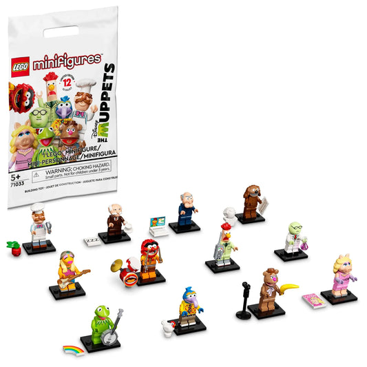 LEGO Minifigures The Muppets Limited Edition Collectible 71033 Toys for Role-Playing or a Figurine Collection; A Creative Addition to Any Set for Kids Ages 5 and up (1 of 12 to Collect)
