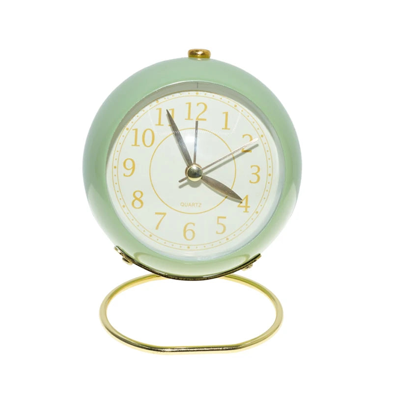 Quartz Mechanism Analog Metal Clock