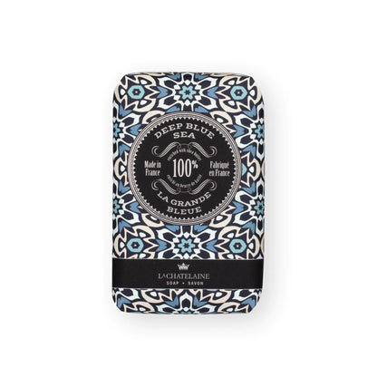 La Chatelaine Shea Butter Bar Soap Large Deep Blue Sea - - soap