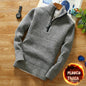 Men's Slim Fit Fleece Cardigan Sweater - Kia Day Design