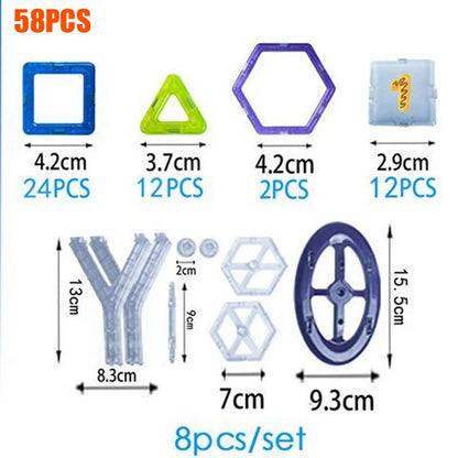 Mini Magnet Toys Building Blocks Kia Day Design