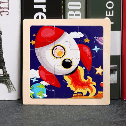 Kids Wooden 3D Puzzle - Kia Day Design
