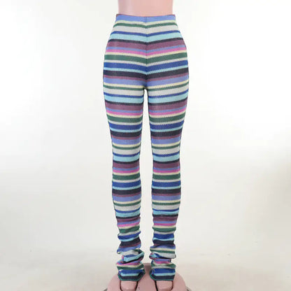 Kelly Striped Knitted Pants