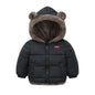 Childrens Thick Fleece Coat Black 24M (Size 90)