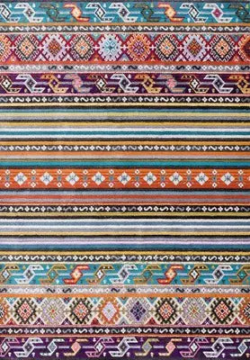 Turkish Area Rug Multicolor Floral Carpet - Kia Day Design