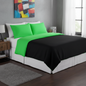 Tache Cotton Lime Green & Black Reversible Duvet Cover (DC32PC) - - Duvet Cover