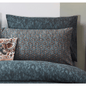 Tache Rustic Palace Lattice Floral Watercolor Dark Teal Pillowcases (KF174) - - Pillowcase
