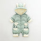 Baby Winter Snowsuit Green 6-9M (80CM)