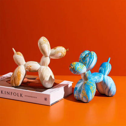 Nordic Resin Balloon Dog Statue Kia Day Design
