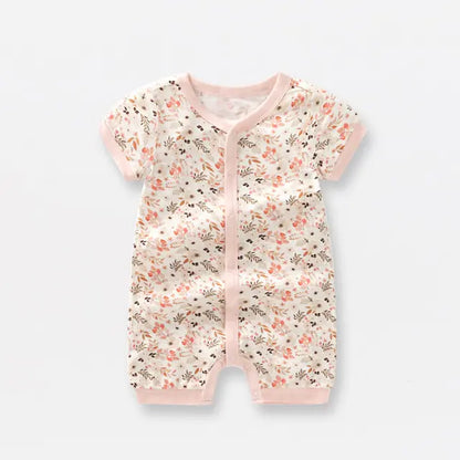 Bamboo Fiber Baby Zippered Romper - Kia Day Design