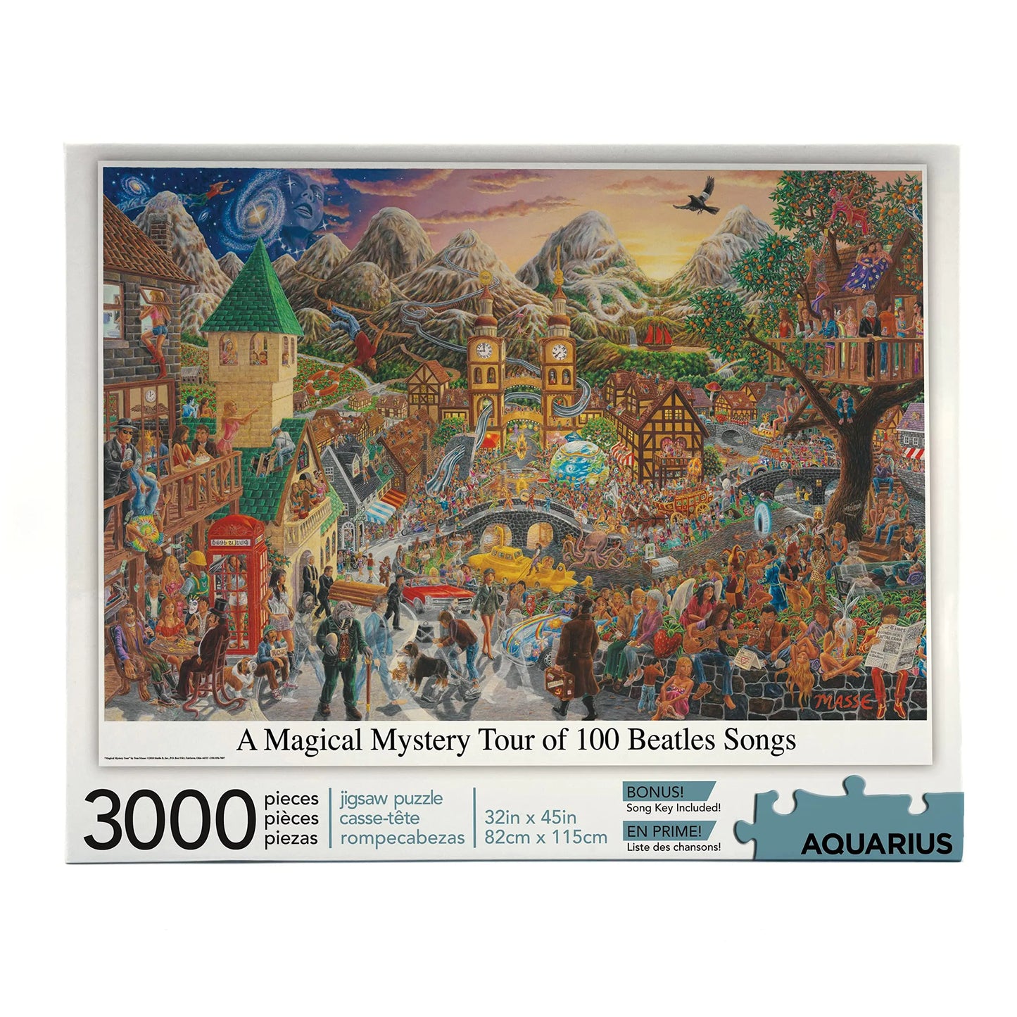 Aquarius The Beatles Magical Mystery Tour 3000 Piece Jigsaw Puzzle - - puzzle