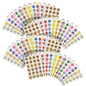 VKPI 1152 Pieces Fruits and Foods Scratch and Sniff Stickers 12 Different Scents - 48 Sheets - stickers