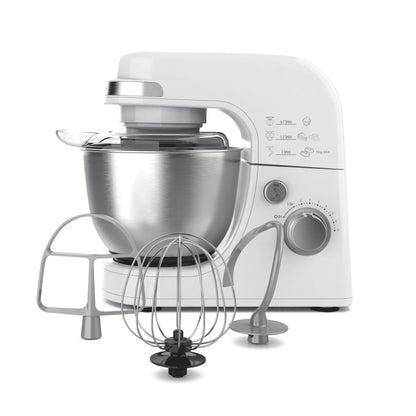 White Hamilton Beach Electric Stand Mixer 4 Quarts - White 7 Speeds with Whisk - stand mixer