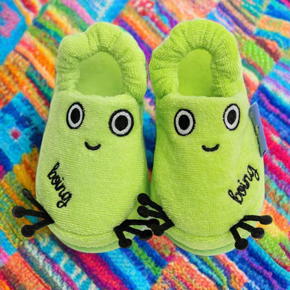 Milk&Moo Cacha Frog Toddler Slippers