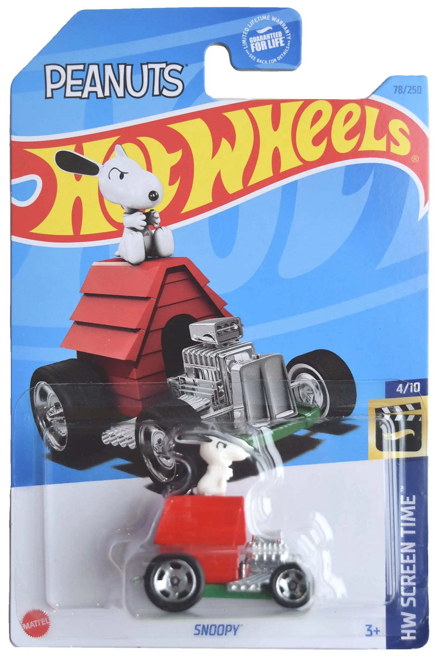 Hot Wheels Snoopy HW Screen Time 4/10 - - toy car
