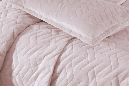Dinarsu Bedspread Set Double Ruby Powder Kia Day Design