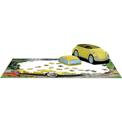 VW Beetle Camping 550 Piece Jigsaw Puzzle in Tin Eurographics - - Jigsaw Puzzle