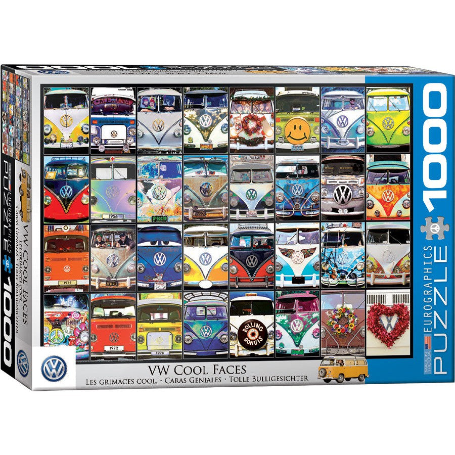 VW Cool Faces 1000 Piece Jigsaw Puzzle Eurographics - - Jigsaw Puzzle