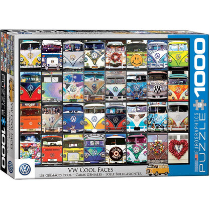 VW Cool Faces 1000 Piece Jigsaw Puzzle Eurographics - - Jigsaw Puzzle