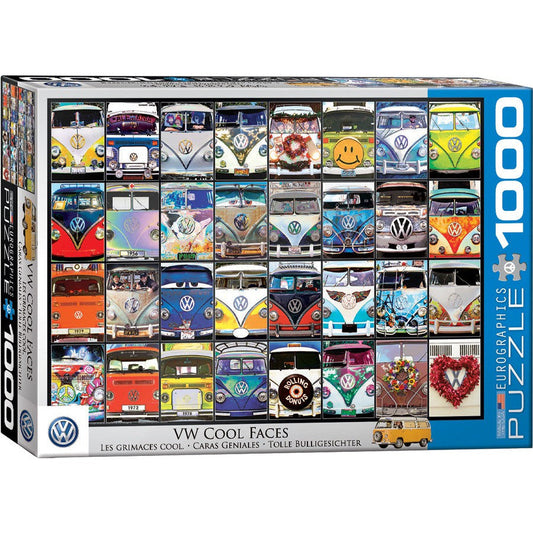 VW Cool Faces 1000 Piece Jigsaw Puzzle Eurographics - - Jigsaw Puzzle
