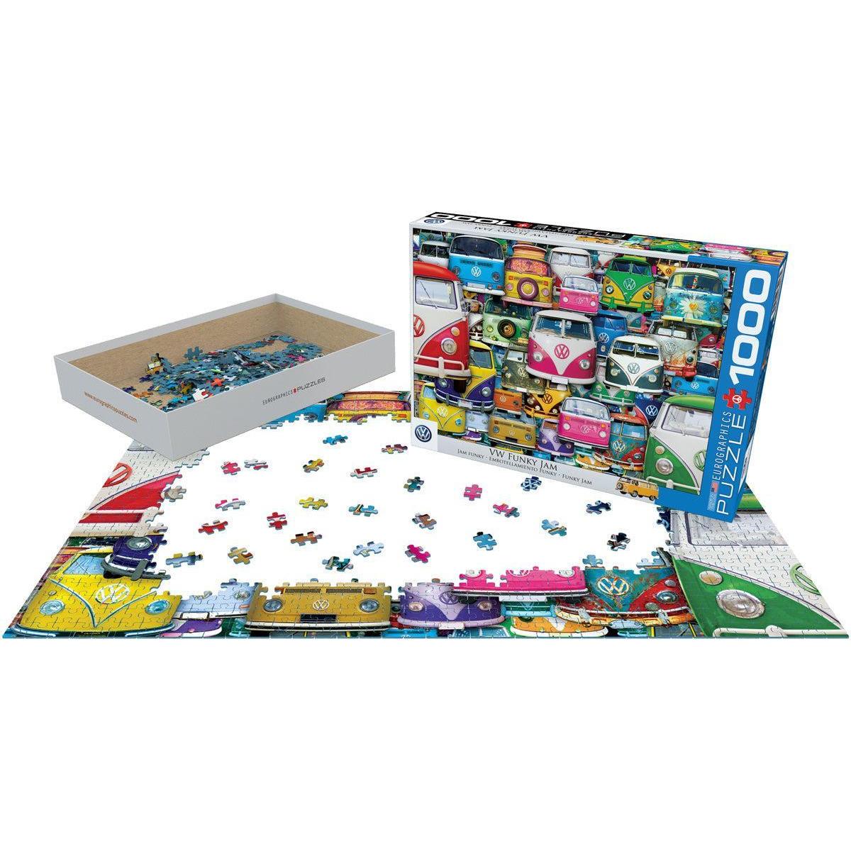 VW Funky Jam 1000 Piece Jigsaw Puzzle Eurographics - - Jigsaw Puzzle