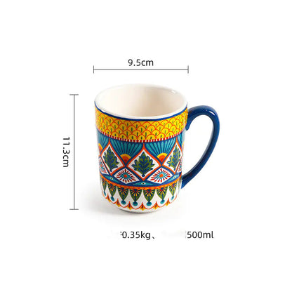 Ceramic Tableware Salad Bowl and Steak Plate Set Kia Day Design