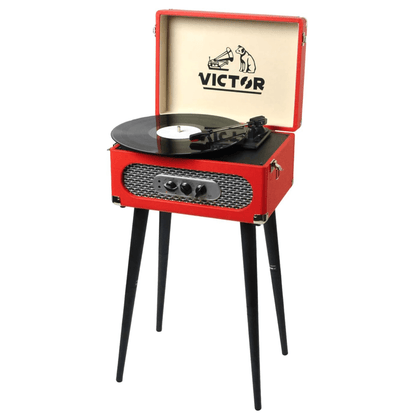 Victor Andover 5-in-1 Music Center with Chair-Height Legs and Bluetooth Function- Jupiter Gear Home- {{Product type}}
